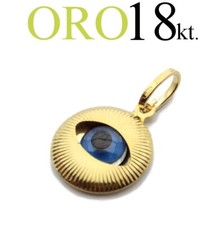 Anhänger GLÜCKSBRINGER Amulett ALLAH AUGE griechisch türkisch 18kt Gold. 750/1000