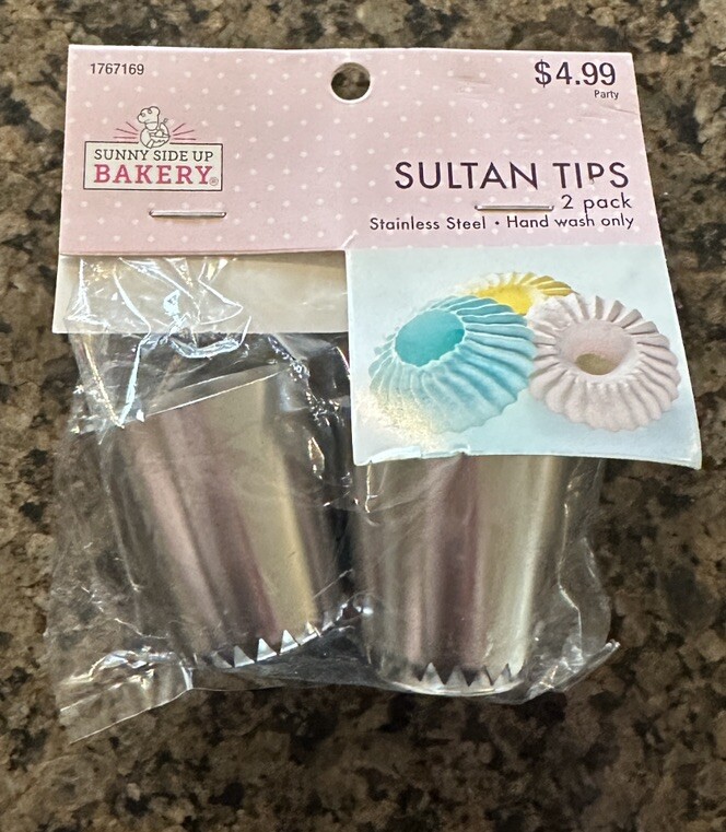 Sunny Side Up Bakery Stainless Steel SULTAN Tips 2 Pack eBay