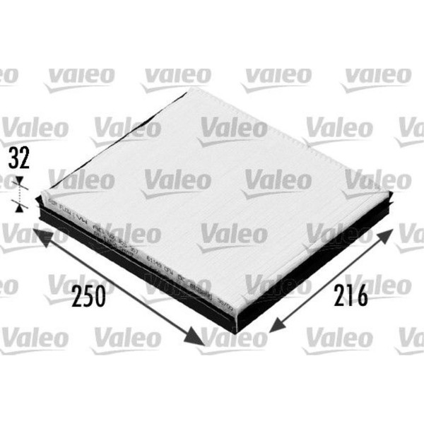 Valeo Innenraumfilter Partikelfilter FüR VW Polo 9N_ Skoda Fabia II 542-image