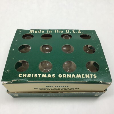 Deco Glass Co. 20 mm Clear Glass Bulbs With Corning Glass ornaments baubles VTG