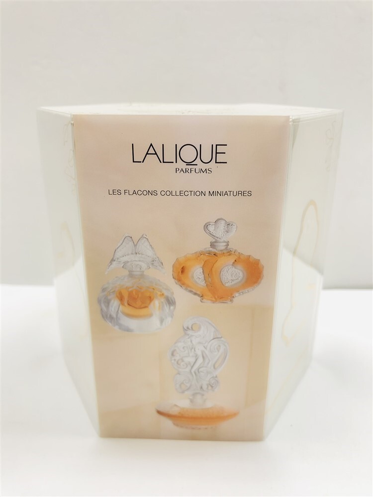 Lalique The Ultimate Collection Les Flacons Miniatures (2003-2005) 3x 5ml, Rare!