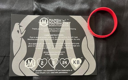 SET FELPA E PANTALONCINI KOBE BRYANT GIGI MAMBA MAMBACITA LA ROYAL VIOLA XXL - Foto 9 di 12