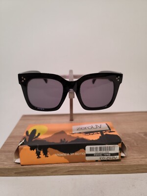 ZeroUV Sunglasses Black 50-24-145