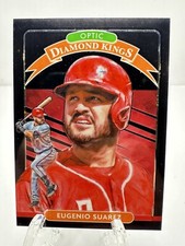 EUGENIO SUAREZ 2020 Optic Diamond Kings BLACK STARS PRIZM  #'d /125 REDS
