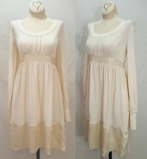 Vtg Moda Edwardian International Dress 8 Retro Romantic Renaissance Victorian