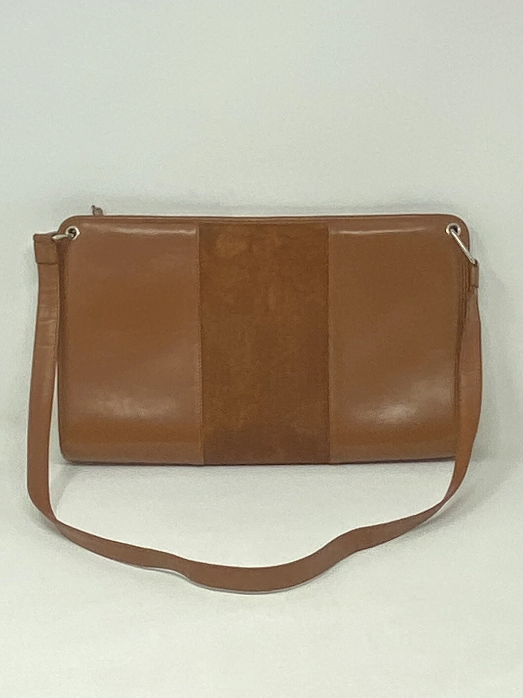 Sac bandoulière Christian Dior vintage cuir/suède marron