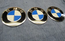 BMW Airhead (3) 70mm Gas Tank Badges Emblems r90s r90/6 r75/5 r75/6 r100rt r100s