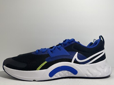 Nike Renew Retaliation 3 Low Athletic Shoes Blue White  display picture 1