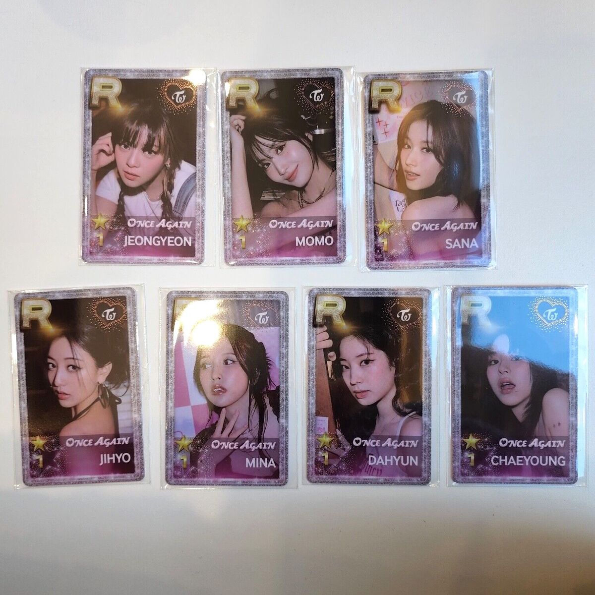 TWICE - SUPERSTAR SSJYP Once Again 8th Anniversary Photocard TWICE - SUPERSTAR SSJYP Once Again 8th Anniversary Photocard