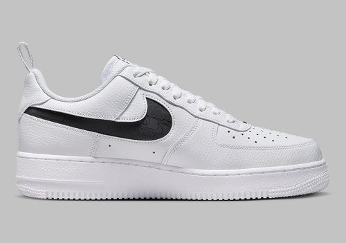 Nike Air Force 1 '07 LV8 JD UK 9.5/11.5 EUR 44.5/ 47 White/Black FV1320 100 - Picture 6 of 8