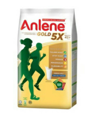 ANLENE GOLD 5X Milk Powder 600g for Adult 45+ Stronger Bones Fast Ship