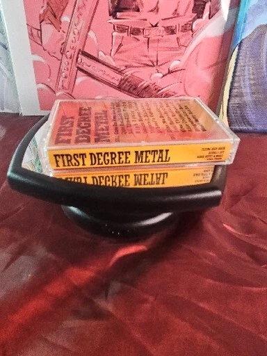 First Degree Metal - Various Artists (Cassette, 1990) EX, Tested Works Ozzy Kiss - Image 3 of 3