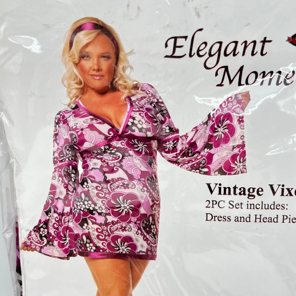 Nuevo Disfraz de Vixen Elegante Momentos Talla Grande Vintage - Talla 1X/2X Foto 2 de 4