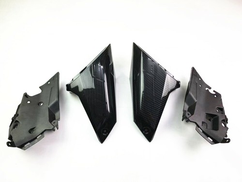 Carbon Fiber Side Tank Cover Air Intake Fairing For YAMAHA FZ09 MT09 2017-2019 - Picture 6 of 8