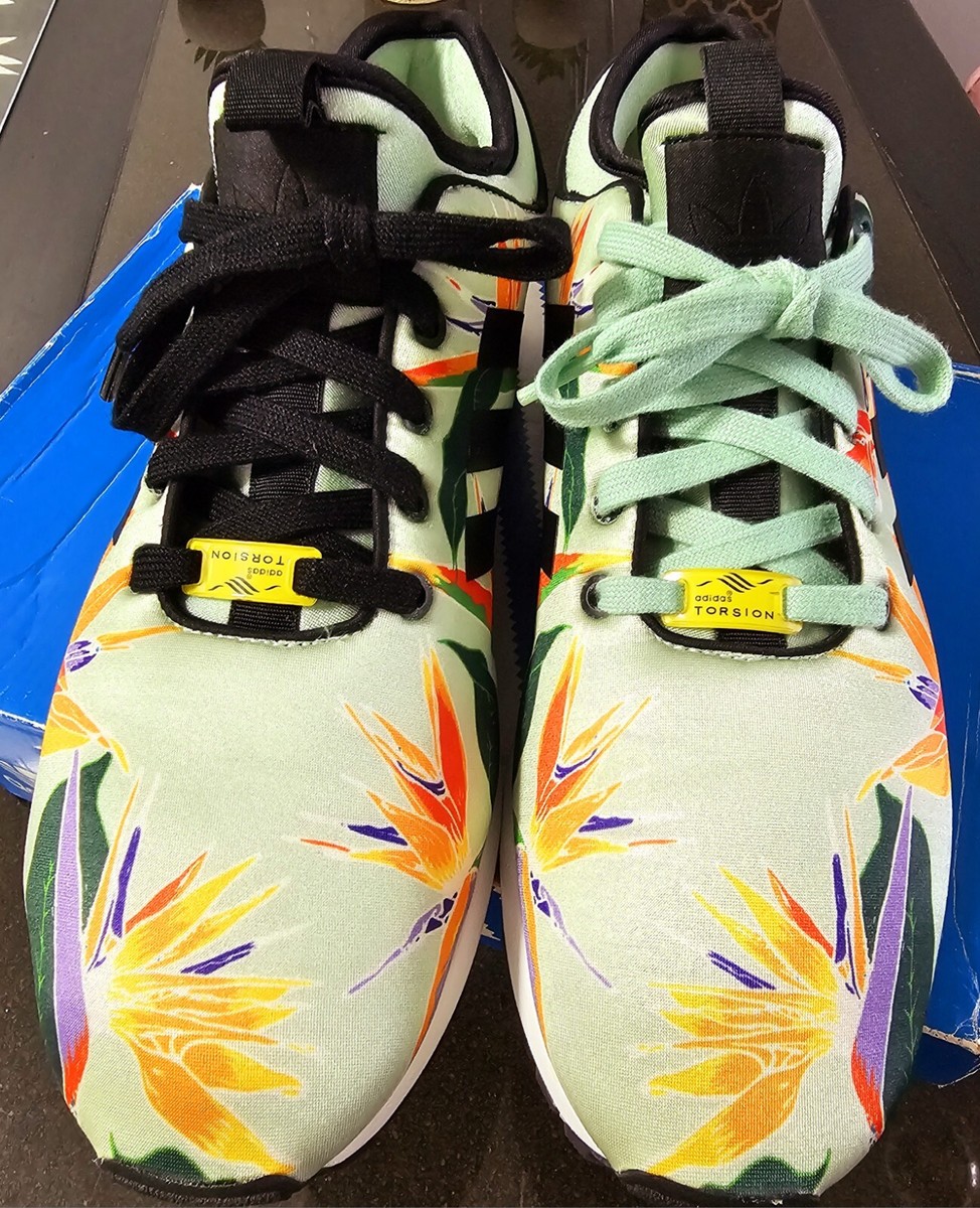 Adidas ZX Flux Torsion NPS B34468 Tropical Floral Print Adidas ZX Flux Torsion NPS B34468 Tropical Floral Print