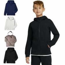 Dziecięce polarowe bluzy z kapturem Dziecięce z kapturem Pełny zamek Polar Top Jednokolorowa bluza unisex