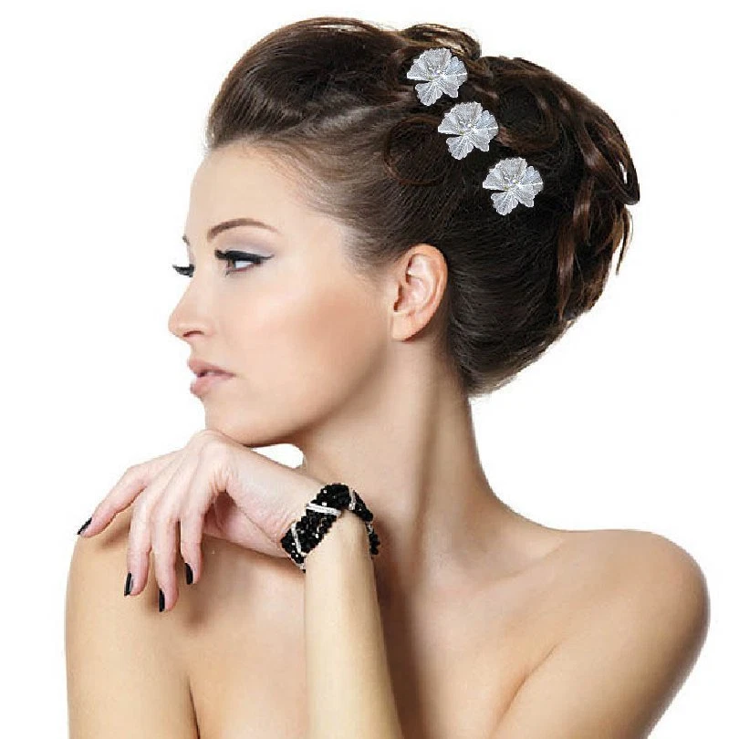 Corona di cristallo da sposa Fascia per capelli con strass