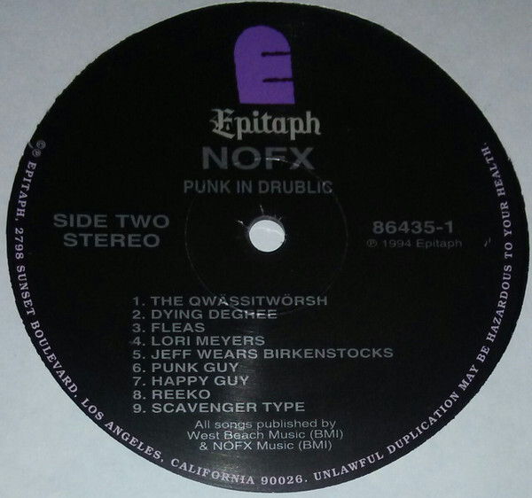 NOFX - Punk In Drublic (LP, Album, RE, RP) (Near Mint (NM or