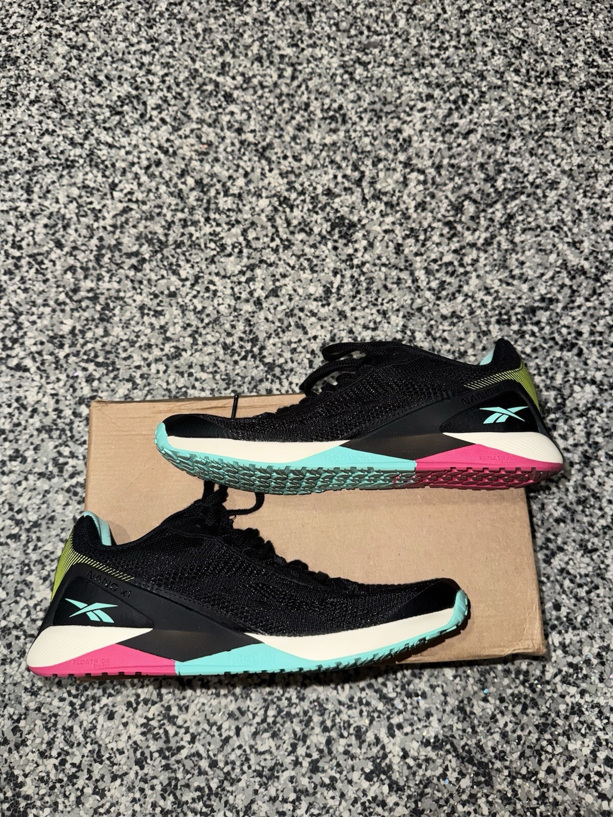 Reebok Nano X1 - Black & Red Unisex Size US8 in VGC - Model # 1Y3501