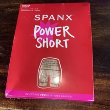 Spanx-Power Shaper Short  Soft Nude Size 1X NWT