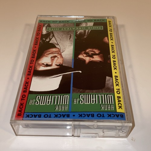 Hank Williams Jr. & Hank Williams Sr. Their Greatest Hits Cassette Back to Back - Picture 4 of 8