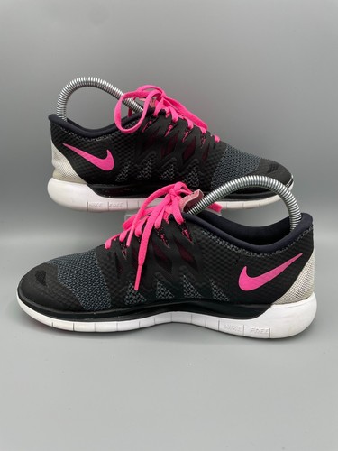 Nike Free 5.0 642199-062 Black/Pink Size UK 5 EU 38.5 US 7.5 - Picture 5 of 11