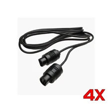 LOT 4x Extension Cables Cord Adapter for Nintendo 64 N64 Controller Gamepad 6ft