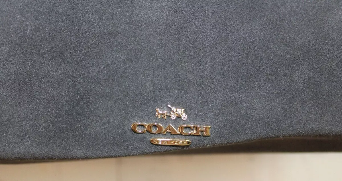 Coach suede large market hotsell tote