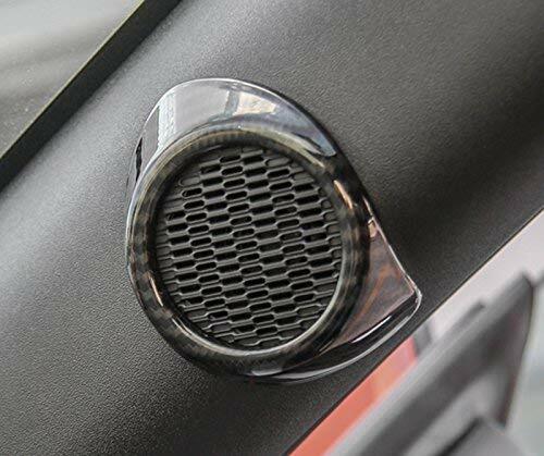 Carbon Fiber Look A-Pillar Speaker Cover Trim For Jeep Wrangler JL (2018-2022) & Gladiator - 2-Piece Set, ABS