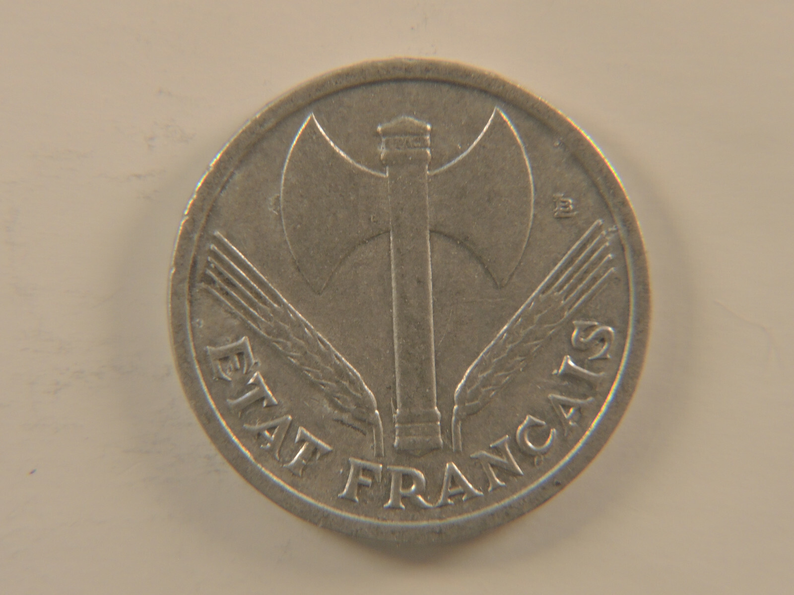 1944 1 FRANC TRAVAIL FAMILIE PATRIE ETAT FRANCAIS COIN | eBay