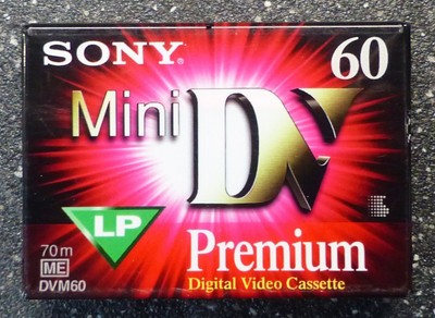 SONY Mini DV60Min. Camcorder Tape, NEU&OVP