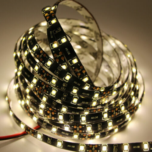 5M black PCB 3528 2835 SMD strip light waterproof 300/600 LED Ribbon Tape lamp - Picture 3 of 10