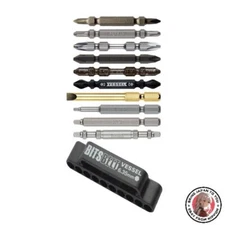 NEW Vessel ASST10P-01 Bit Assortment Set of 10 Bits + Bit Belt