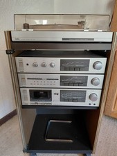 SABA PSP 150 Record Player, Amplifier MI 150, Tuner MT 150,Cassettendeck CD 150