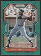 2021 Panini Prizm Prizms Green Wave #154 Willie McCovey San Francisco Giants 56