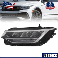 For 2022-2024 Volkswagen Tiguan S/SE Left Headlamp LED Headlight Non-AFS Driver