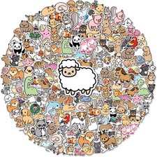 300Pcs Animal Stickers Waterproof Vinyl for Kids, Classroom, Party