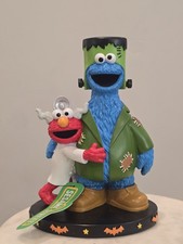 Frankenstein Cookie Monster Elmo Sesame St Halloween Resin Figure Fast Shipping