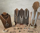 25pc Vtg Costume Jewelry Lot inc Sarah Coventry, Fossil, Coro, Celebrity and mor