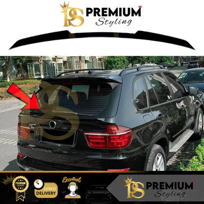 BMW X5 E70 X5M Rear MID Spoiler Boot Wing Lip Body Kit Gloss Black 2006-2013