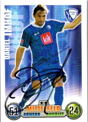 Original autograph Daniel Imhof VfL Bochum // autograph signed signed 366979