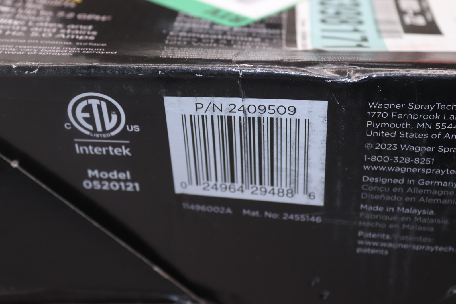 Wagner Paint Sprayer Great for Walls Sheds Fences and More 24095809 -  Used