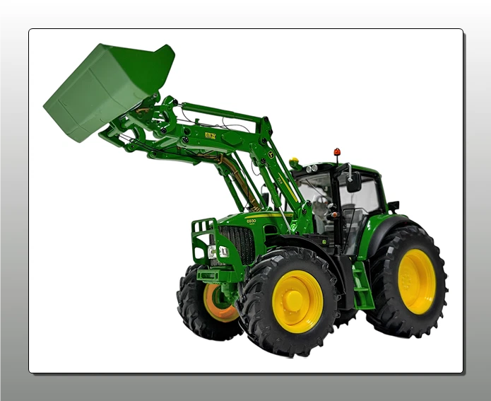 WIKING - Tracteur avec masse arrièere et chargeur 753 - JOHN DEERE 6930 - 1/3... - Photo 1/1