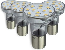 LED Spot Light Bulb Natural White 4500K - 1156 1139 1141 4-Pack Long Neck