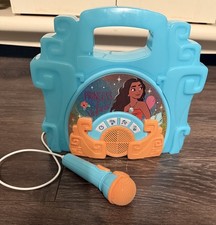 Disney Princess Moana Sing-Along Boombox Karaoke Machine w/ Microphone Kids Toy