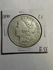 1881-CC MORGAN SILVER DOLLAR VF DETAILS KEY DATE CC