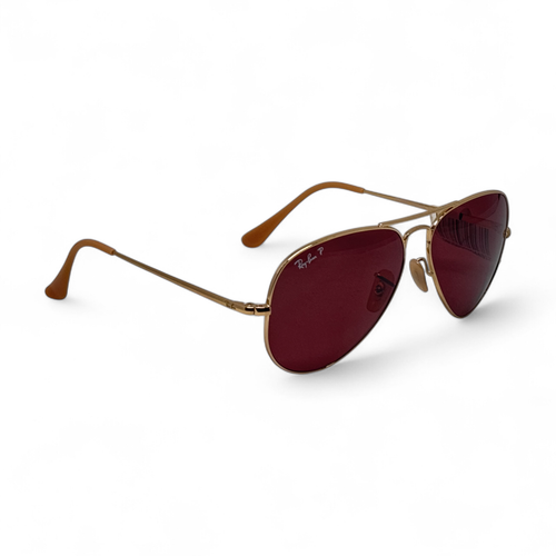 Ray Ban Classic Aviator Metal II Gold Frame Sunglasses RB 3689 58mm - NEW W/TAG - Picture 3 of 6