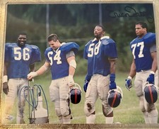 Photo originale signée Eric Dorsey NYG Giants RC objets de collection authentifiés