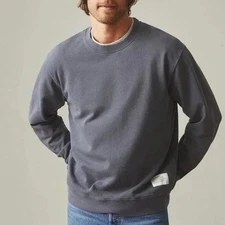 American Giant Classic Crewneck Sweatshirt Gray Size L Made in USA