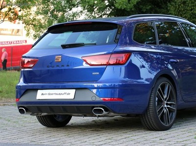 Remus Sportauspuff-Anlage ab OPF Seat Leon ST Cupra 300 4Drive je 133x85mm oval